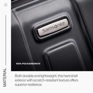 Samsonite Centric Hardside, erweiterbares Gepäck mit Spinner-Rädern, Schwarz – Bild 5