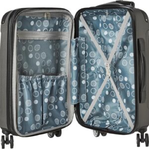 Rockland London Hardside Spinner Wheel Luggage, GRAU, Carry-On 20-Inch, London Hardside Spinner Wheel Luggage – Bild 6