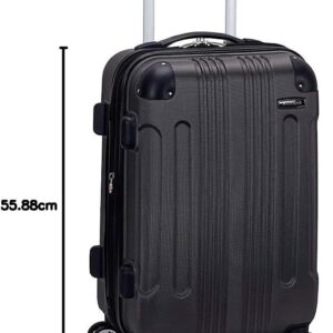 Rockland London Hardside Spinner Wheel Luggage, GRAU, Carry-On 20-Inch, London Hardside Spinner Wheel Luggage – Bild 9