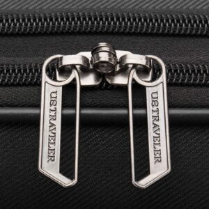 U.S. Traveler Aviron Bay Erweiterbares Softside-Gepäck mit Spinnrollen, Schwarz, 30-Inch, Aviron Bay Erweiterbares Softside-Gepäck mit Spinnrollen – Bild 7