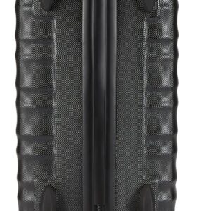 Amazon Basics Hartschalen-Trolley mit Schwenkrollen - 55cm Handgepäck-Größe, für Ryanair und die meisten anderen Billigfluglinien genehmigt, Schwarz – Bild 5