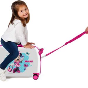 Disney Minnie Good Mood Kinder-Koffer Mehrfarbig 50x38x20 cms Hartschalen ABS Kombinationsschloss 34L 2,1Kgs 4 Räder Handgepäck, Weiß – Bild 7