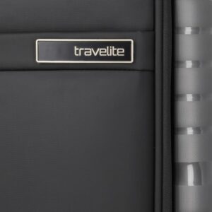 Travelite 4-Rad Handgepäck Koffer klein 42 Liter mit Vortasche, Gepäck Serie TRIENT: Hartschalen Trolley erfüllt IATA-Bordgepäckmaß, 55 cm – Bild 4