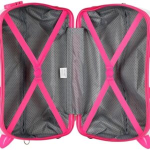 Roll Road Little Me Kinder-Koffer Mehrfarbig 50x38x20 cms Hartschalen ABS Kombinationsschloss 34L 2,1Kgs 4 Räder Handgepäck, Weiß – Bild 5