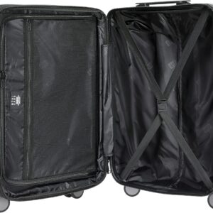 Münicase M816 TSA-Schloss, Dehnungsfuge, Teleskopgriff, Reisekoffer mit 4 Rollen, Hartschale, Kabinentrolley 55cm, Coffee – Bild 3