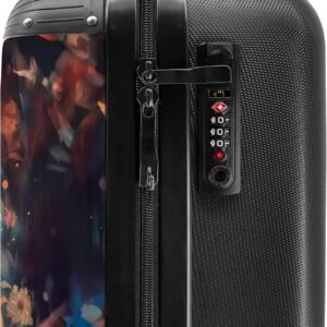 NoBoringSuitcases.com® Kinderkoffer Mädchen - Koffer Kinder - Pferd mit Blumen - Madchen - 55x40x20 - Fotokoffer - Personalisiert – Bild 5
