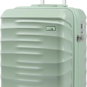 Sea choice Handgepäck Koffer Kabinenkoffer Hartschalen YKK Trolley Rollkoffer 36L Mittelgroß ABS Reisekoffer mit TSA-Schloss und 4 Rollen, 55cm