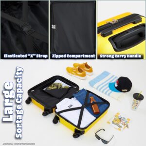 Pokemon Koffer Kinder Jungen mit 4 Rollen Koffer Kinder Mädchen Trolley für den Urlaub Pikachu Reisekoffer Teenager – Bild 6
