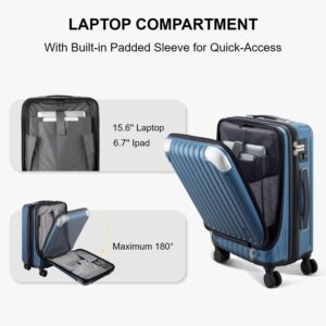 LEVEL8 Koffer Trolleys Handgepäck Hartschalenkoffer Rollkoffer Reisekoffer, TSA – Bild 3