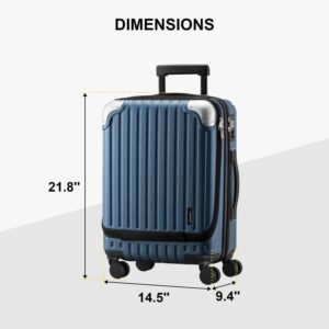 LEVEL8 Koffer Trolleys Handgepäck Hartschalenkoffer Rollkoffer Reisekoffer, TSA – Bild 8