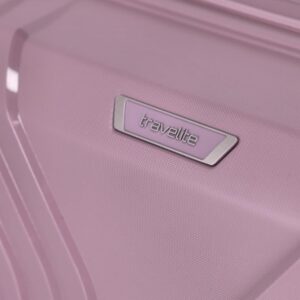 Travelite 4-Rad Hartschalen Handgepäck Koffer klein mit recyceltem Innenfutter, Gepäck Serie ELVAA: Stylischer Trolley mit Schutzecken + TSA Schloss, 55 cm, 41 Liter – Bild 7