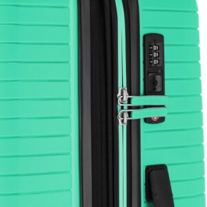 Travelite Hartschalen Koffer groß, 4 Rollen, ORBITA, Trolley mit bruchsicherer Schale und praktischer Inneneinteilung, TSA Schloss, 77 cm, 103 Liter – Bild 6
