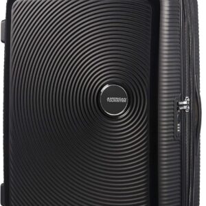 American Tourister Soundbox - Spinner L Expandable Suitcase, 77 cm, 110 L, Black (Bass Black)