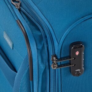 Travelite 4-Rad Koffer Größe L Weichschale, Gepäck Serie Chios mit Dehnfalte + Kantenschutz, Trolley in Zeitloser Optik, 78 cm, 90-97 Liter – Bild 9