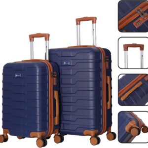 Int'x Kofferset Reisekoffer Hartschalenkoffer Rollkoffer Handgepäck XHA228 Pack (L,XL) – Bild 3