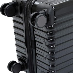 Münicase M816 TSA-Schloß Koffer Reisekoffer Trolley Kofferset Hardschale Boardcase Handgepäck (Schwarz, Mittler Koffer) – Bild 7