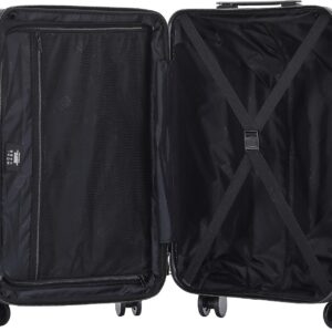 Münicase M816 TSA-Schloß Koffer Reisekoffer Trolley Kofferset Hardschale Boardcase Handgepäck (Schwarz, Mittler Koffer) – Bild 8