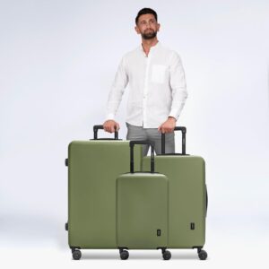 REDOLZ Hartschalen Koffer-Set 3-teilig | Leichte Reise-Trolleys aus hochwertigem, robustem ABS Material | Ultra-leicht für Damen & Herren | 4 Doppelrollen & TSA-Schloss (Essentials 09) – Bild 6
