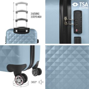 ITACA - Spielkoffer 4 Räder. Reisekoffer Set. Großer, mittlerer Koffer und Kabinenkoffer. Reisekoffer Spiel. Robustes und leichtes ABS mit Schloss TSA 771700 – Bild 5