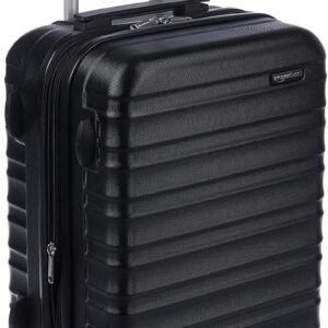 Amazon Basics Hartschalen - Koffer - 55 cm Handgepäckkoffer, Schwarz