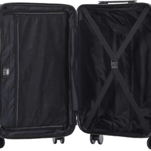 Münicase M816 TSA-Schloss Koffer Reisekoffer Trolley Kofferset Hardschale Boardcase (Schwarz, 3tlg. Kofferset) – Bild 6