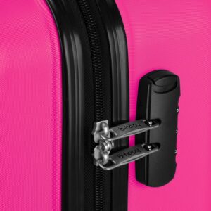 BHPPY Flamingo Pink - Handgepäck-Koffer - 4 Rollen - Leicht - Pink (53 cm) – Bild 3