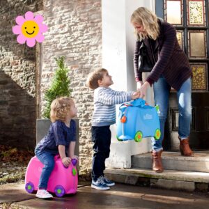 Trunki Handgepäck und Kinderkoffer zum Draufsitzen | Kinder Risen Geschenk für Mädchen und Jungen – Bild 8