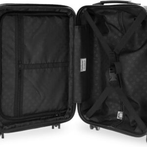 X-Kölln - Handgepäck, 55 x 40 x 23 cm, TSA, 4 Rollen, 50 Liter, Reisekoffer, Hartschalenkoffer, Rollkoffer, Graphite matt – Bild 9