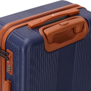 Int'x Koffer Reisekoffer Hartschalenkoffer Rollkoffer Handgepäck XHA253 Größe M Dunkelblau – Bild 5