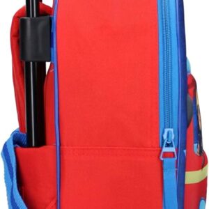 Feuerwehrmann Sam 3D Trolley Rucksack - Feuerwehrauto - 31 cm - Blau und Rot, 900-9448, Kinder Reisekoffer – Bild 3