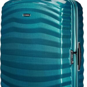 Samsonite Lite-Shock - Spinner XL Suitcase, 81 cm, 124 L, Blue (Petrol Blue) – Bild 4
