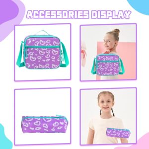 Kinder Trolley Rucksack Schultasche Schulranzen Mädchen schultrolleys Schulrucksack Kinderkoffer ab 8 jahren – Bild 3