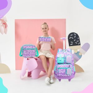 Kinder Trolley Rucksack Schultasche Schulranzen Mädchen schultrolleys Schulrucksack Kinderkoffer ab 8 jahren – Bild 6