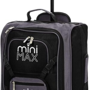 Aerolite MiniMax Kindergepäck 45x36x20 Easyjet Maximale Größe 30L Handgepäck Neu 2024 Unter Sitz Trolleys Rucksack Carry On Handgepäcktasche mit 2 Jahre Garantie (Schwarz)