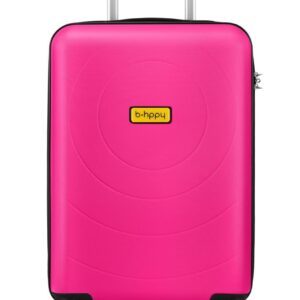 BHPPY Flamingo Pink - Handgepäck-Koffer - 4 Rollen - Leicht - Pink (53 cm)