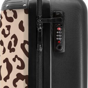 Handgepäck Koffer 55x40x20 Personalisiert - Reisekoffer mit Rollen, Leichtgewicht Hartschalenkoffer, Trolley Kabinengepäck Panther in Mehreren Farben, Koffer für Flugzeug – Bild 8