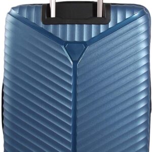 Koffer PP13 | Robuster Reisekoffer mit TSA Schloss, Trolley mit Reißverschluss, Hartschalen Koffer, Reisegepäck für Urlaub und Ferien (Blue metallic, L-großer Koffer) – Bild 3