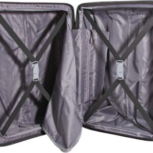 Koffer PP13 | Robuster Reisekoffer mit TSA Schloss, Trolley mit Reißverschluss, Hartschalen Koffer, Reisegepäck für Urlaub und Ferien (Blue metallic, L-großer Koffer) – Bild 5