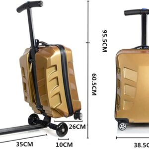 Kindergepäckkoffer, Kinder-Aufsitzkoffer, Studenten-Trolley, Boarding-Koffer, Faltbarer Aluminium-Trolley, Reisegepäck für Geschäfts- und Schuljungen und -mädchen – Bild 7
