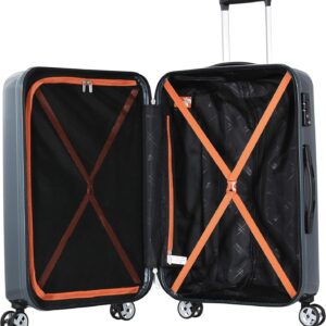 Probeetle by Eminent Koffer Voyager IX M 67cm 70L super leicht 4 Doppelrollen 360° Hartschalenkoffer Graphit – Bild 6