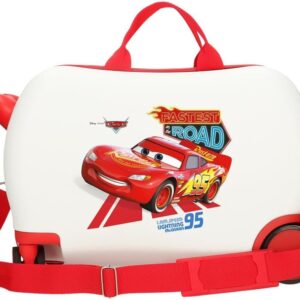 Disney Cars Good Mood Kinder-Koffer Mehrfarbig 50x38x20 cms Hartschalen ABS Kombinationsschloss 25L 2Kgs 4 Räder Handgepäck – Bild 3