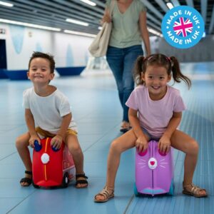 Trunki Handgepäck und Kinderkoffer zum Draufsitzen | Kinder Risen Geschenk für Mädchen und Jungen – Bild 7