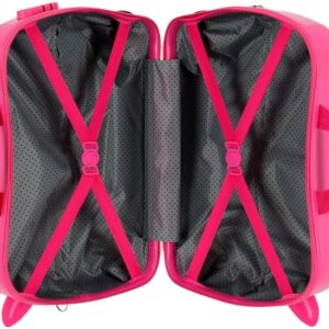 Enso Save The Planet Kinder-Koffer Rosa 50x38x20 cms Hartschalen ABS Kombinationsschloss 34L 2,1Kgs 4 Räder Handgepäck – Bild 4