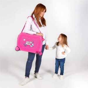 Enso Save The Planet Kinder-Koffer Rosa 50x38x20 cms Hartschalen ABS Kombinationsschloss 34L 2,1Kgs 4 Räder Handgepäck – Bild 5