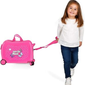 Enso Save The Planet Kinder-Koffer Rosa 50x38x20 cms Hartschalen ABS Kombinationsschloss 34L 2,1Kgs 4 Räder Handgepäck – Bild 6