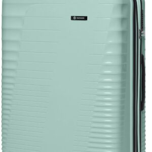 Farmhood Eco Edition großer Hartschalen Check-in Koffer nachhaltig | XL Trolley 53 x 31 x 77 cm mit Dehnfalte von 114 auf 120 Liter erweiterbar | Ultra-leicht nur 4,25 Kg