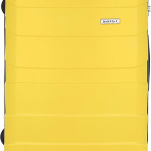 Großer Koffer Zwillingsrollen Hardcase Reisekoffer Koffer Trolleys Hartschale Rollkoffer Groß mit 4x360° Grad Rollen Hartschalenkoffer Airline-kompatibel Hartschalenkoffer XXL Reise (Gelb)