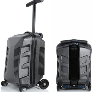 Kindergepäckkoffer, Kinder-Aufsitzkoffer, Studenten-Trolley, Boarding-Koffer, Faltbarer Aluminium-Trolley, Reisegepäck für Geschäfts- und Schuljungen und -mädchen