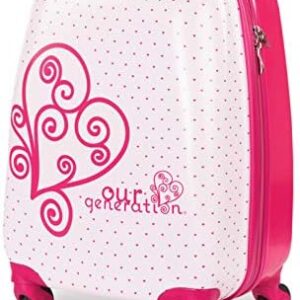 Our Generation – Kindergepäck – Reise-Set – Rollkoffer – Ausziehbarer Griff – Spielzeug für Kinder ab 3 Jahren – Kinder Trolley