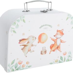 WATIIFUFU Pappkoffer Kinder Koffer Klein Handgepäck Tragbare Kinderzimmer Party Für Kinder Geschenkkästchen Koffer Schmuck Kinderaccessoire Aufbewahrungsbehälter 纸板，合金